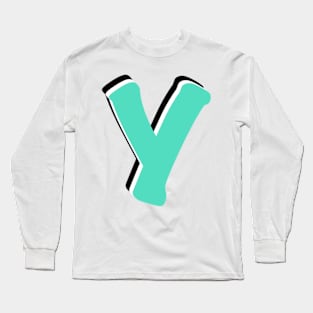 Letter Y Long Sleeve T-Shirt